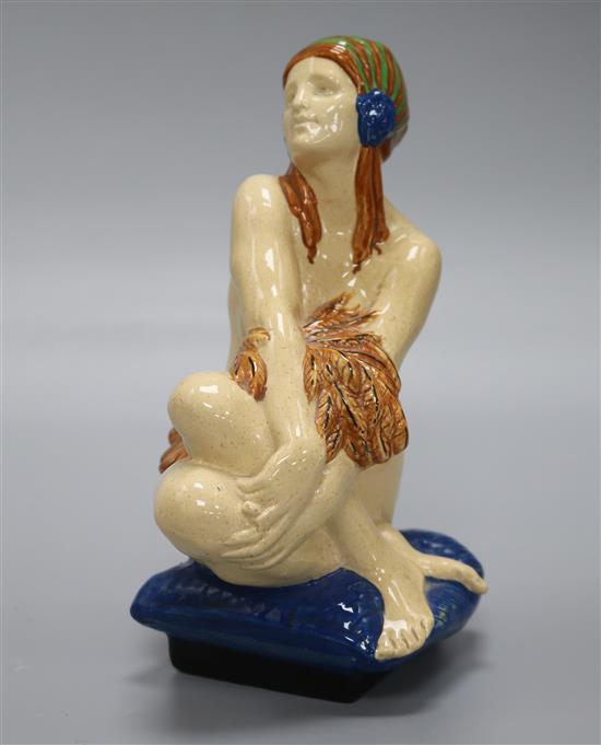 An Ashtead pottery figurine